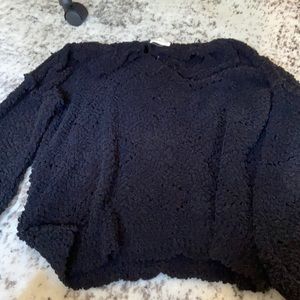 Vanilla bay black popcorn sweater